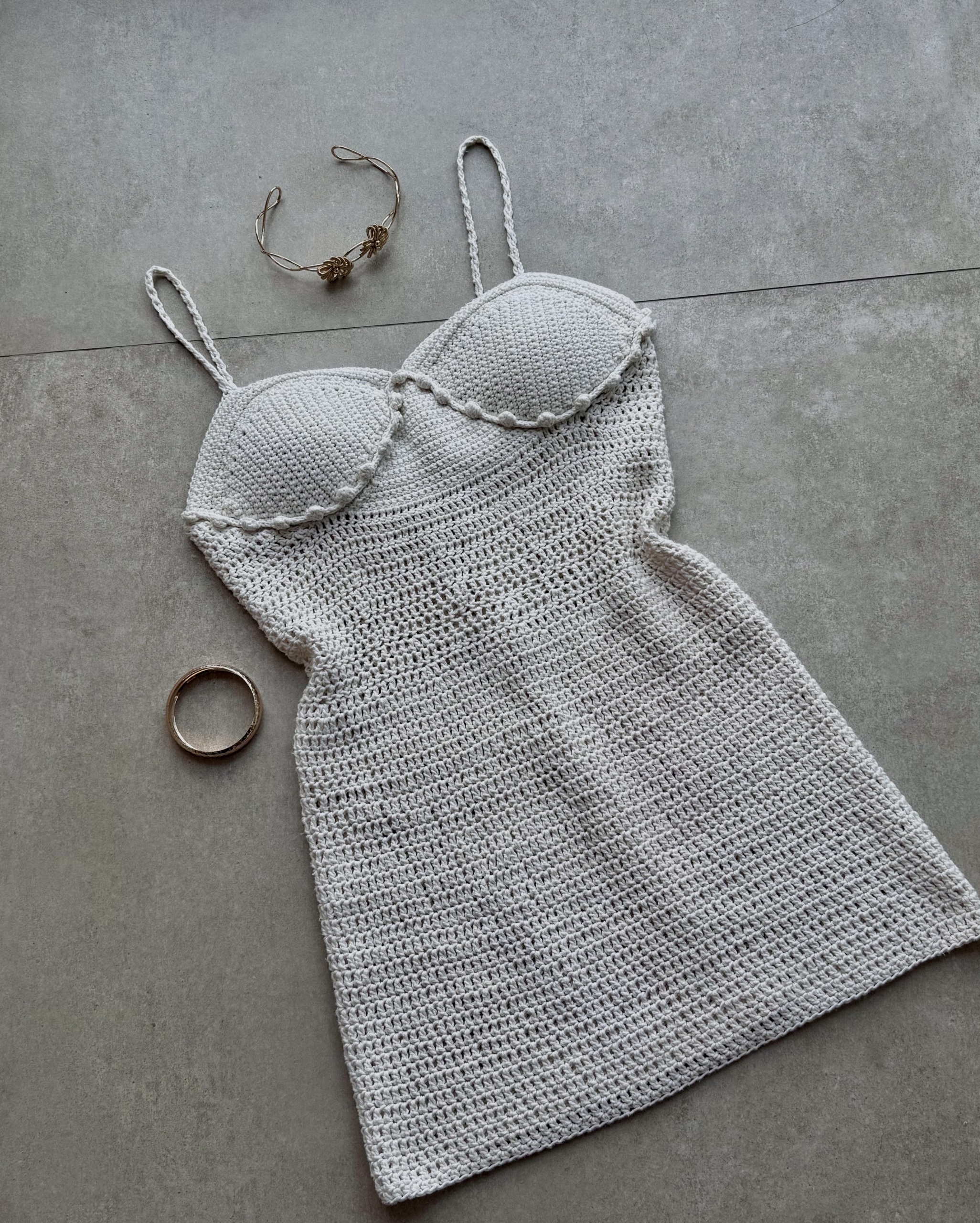 Vestido Corselet Off White 🤍